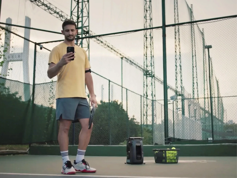 Tennex Machine TENNIIX: World's First Vision-Based AI Tennis Robot – Tenniix