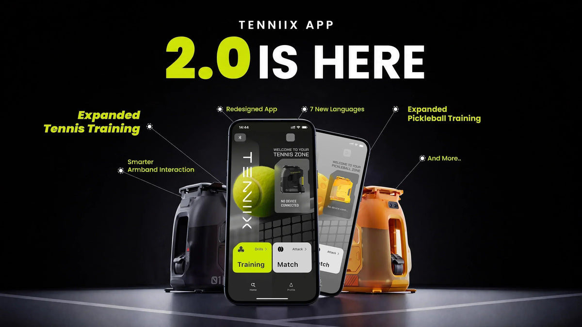 Tenniix App V2.0.0: 25 Official Tennis Skill Drills, Ready to Select