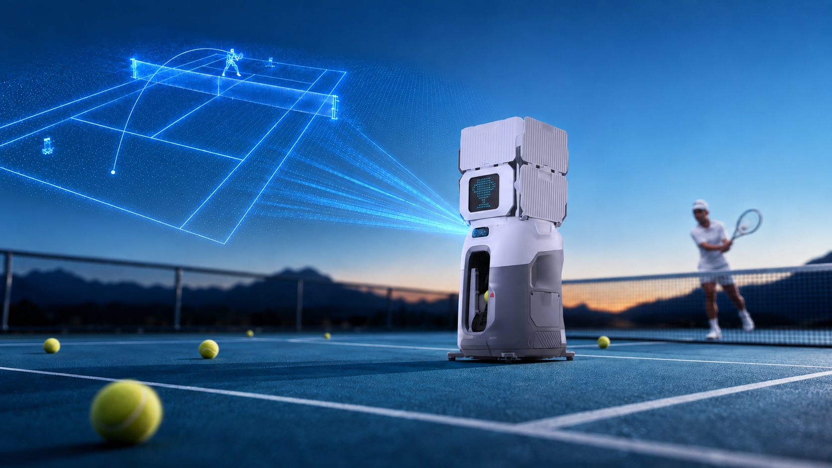 Player vs. Ball Tracking: True "AI" in Tennis Ball Machines