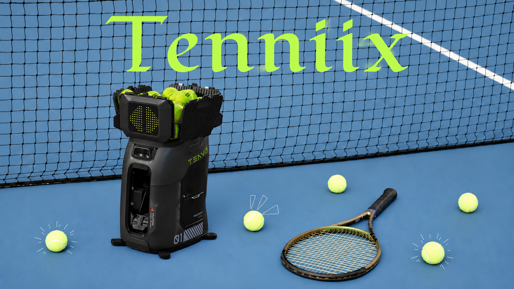 tenniix pro tennis ball machine