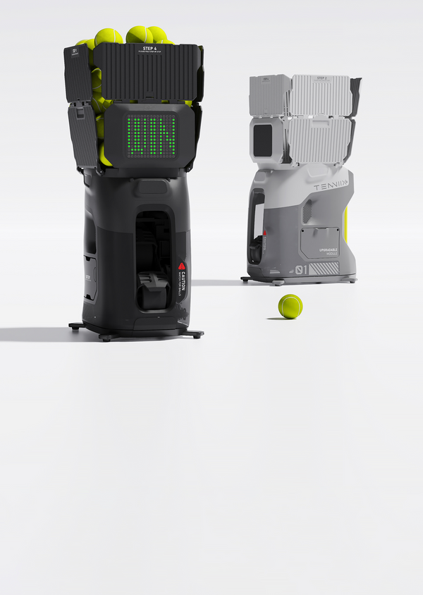 Tennex Machine TENNIIX: World's First Vision-Based AI Tennis Ball Machine – Tenniix